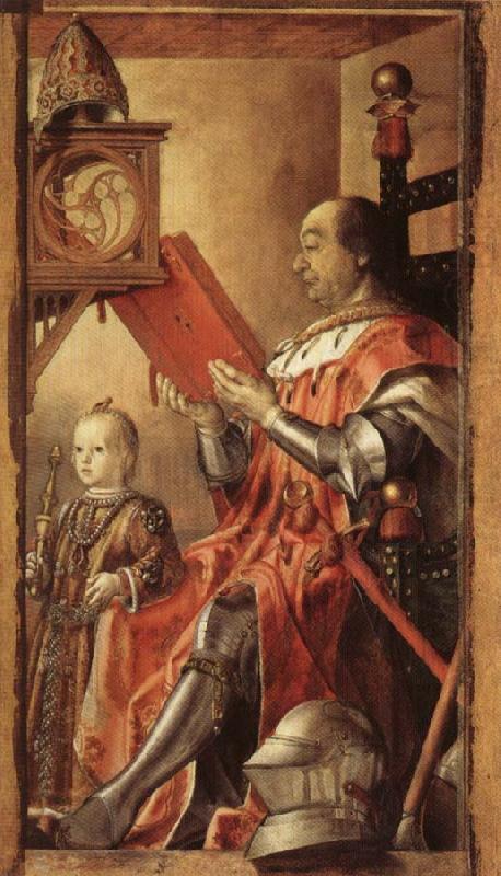 BERRUGUETE, Pedro Federico da Motefeltro,Duke of Urbino,with His Son Guidobaldo china oil painting image